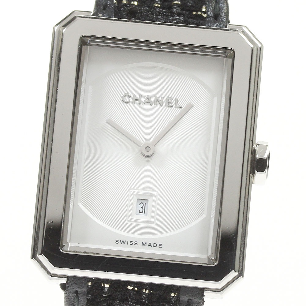 シャネル CHANEL H6954 ボーイフレンド デイト クォーツ レディース 箱保証書付き_814449【中古】