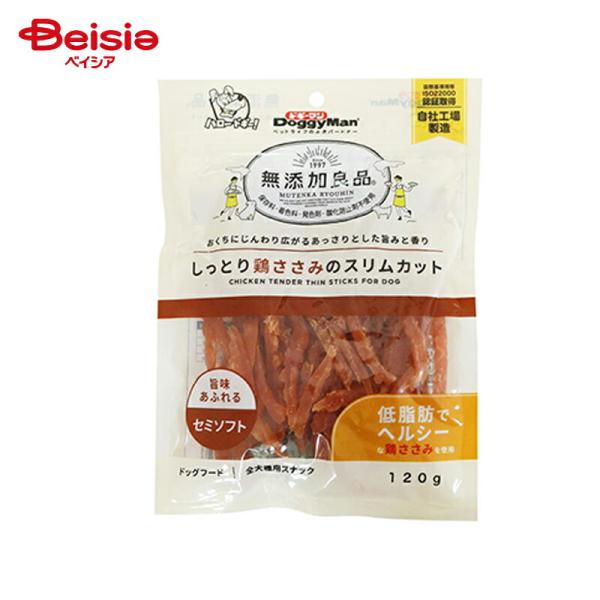 ドギーマン 無添加良品 しっとり鶏ささみのスリムカット 120g ×12 ペット