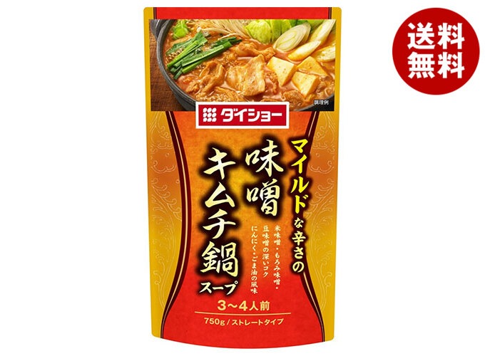 ダイショー 味噌キムチ鍋スープ 750g×10袋入×(2ケース)
