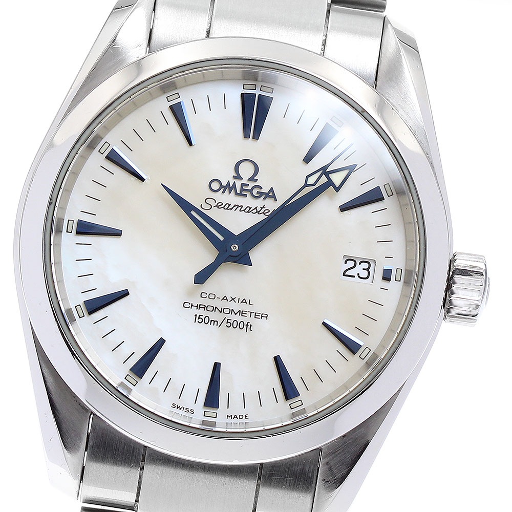 オメガ OMEGA 2504.70 シーマスター アクアテラ コーアクシャル 自動巻き ボーイズ _879134【中古】