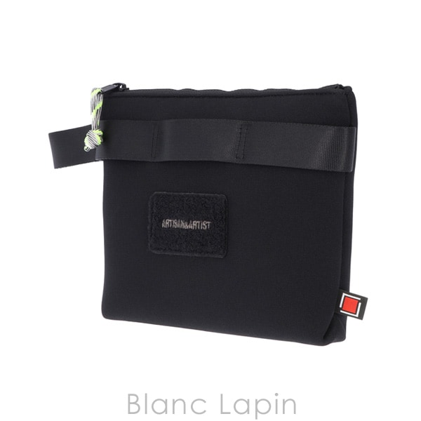 アルティザン＆アーティスト ARTISAN＆ARTIST ループ付き薄マチポーチラージ 4WP-NW972 ニューデュアリティ #ブラック [157824]