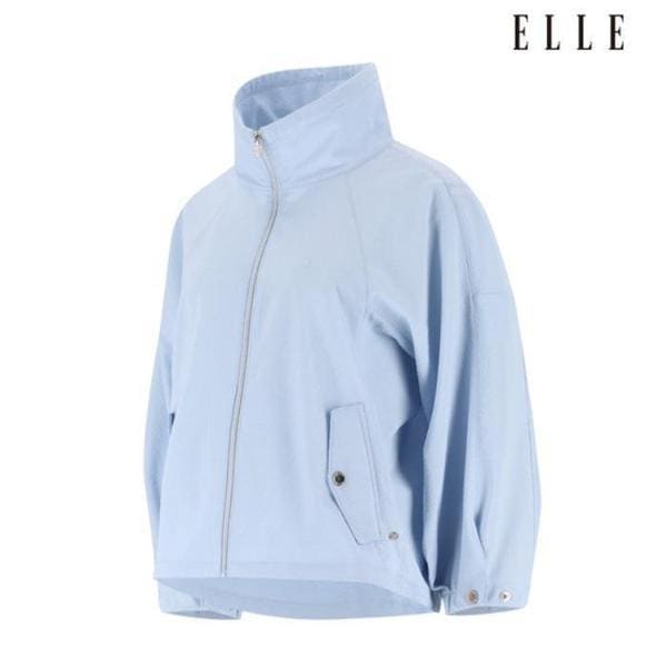 ゴルフセーブゾーン01 女性メッシュポイントシアサッカーフード付きジャンパー 6L41303 816 (E45883882)