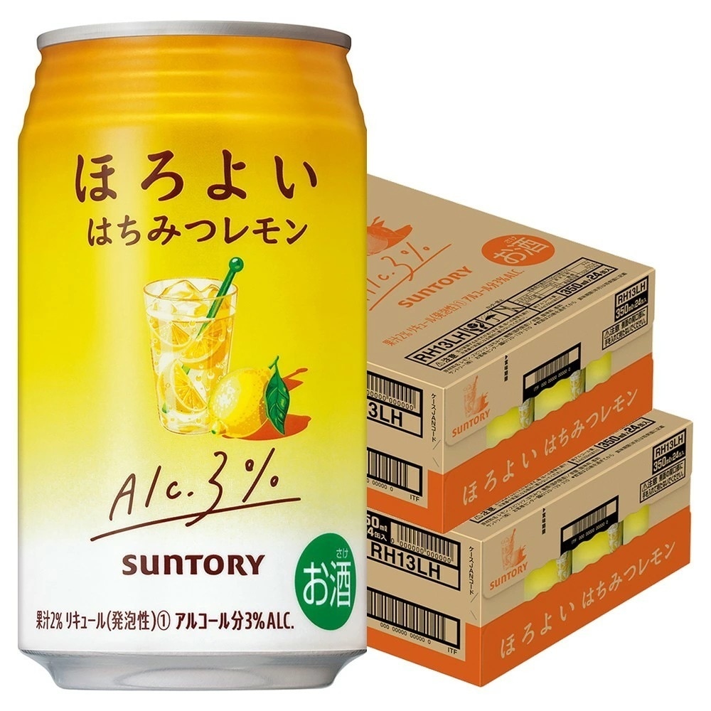 サントリー ほろよい はちみつレモン 350ml×2ケース/48本