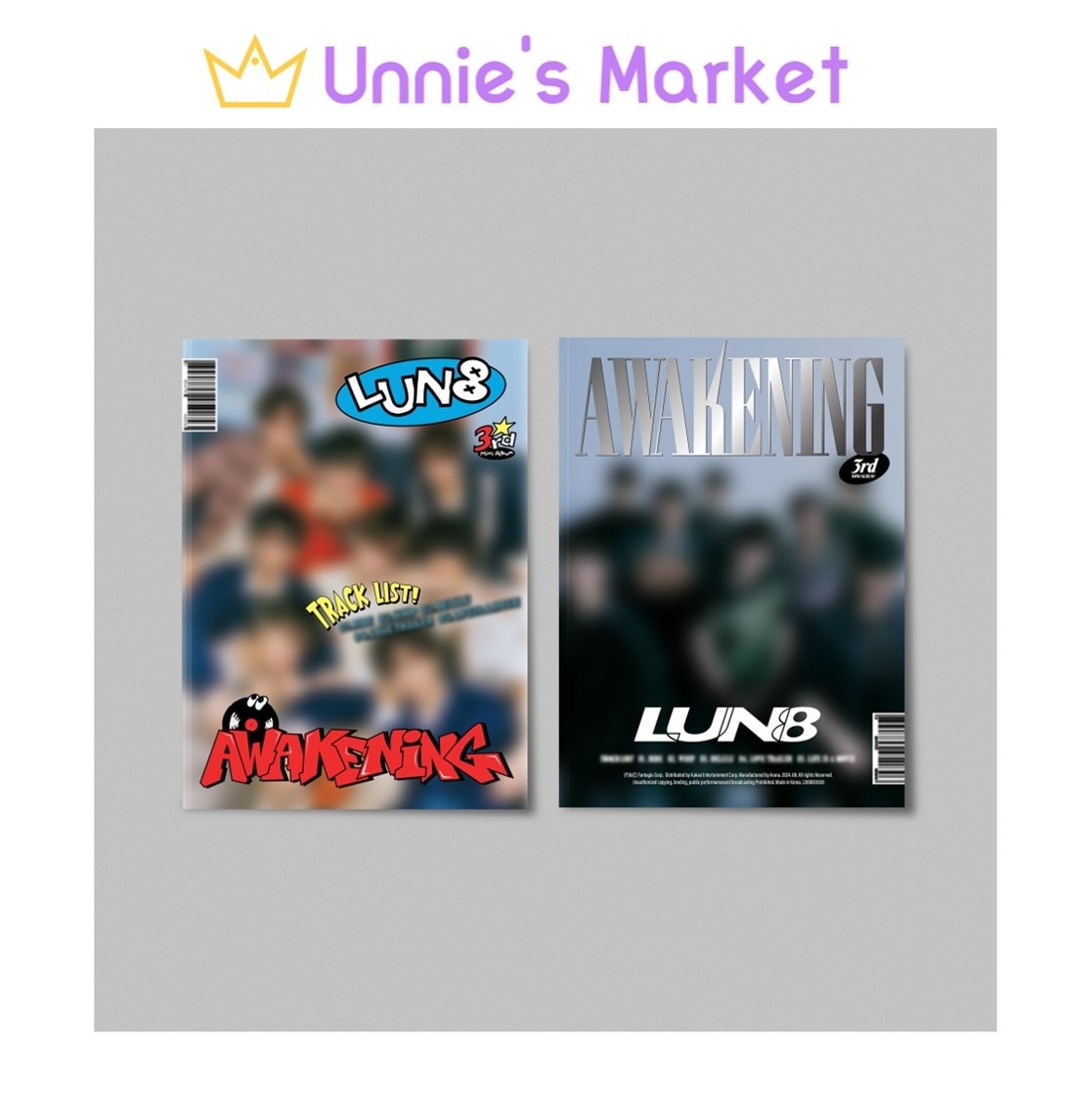 [SET] LUN8 - AWAKENING 3rd Mini Album (Nerd ver. / Hip ver.)