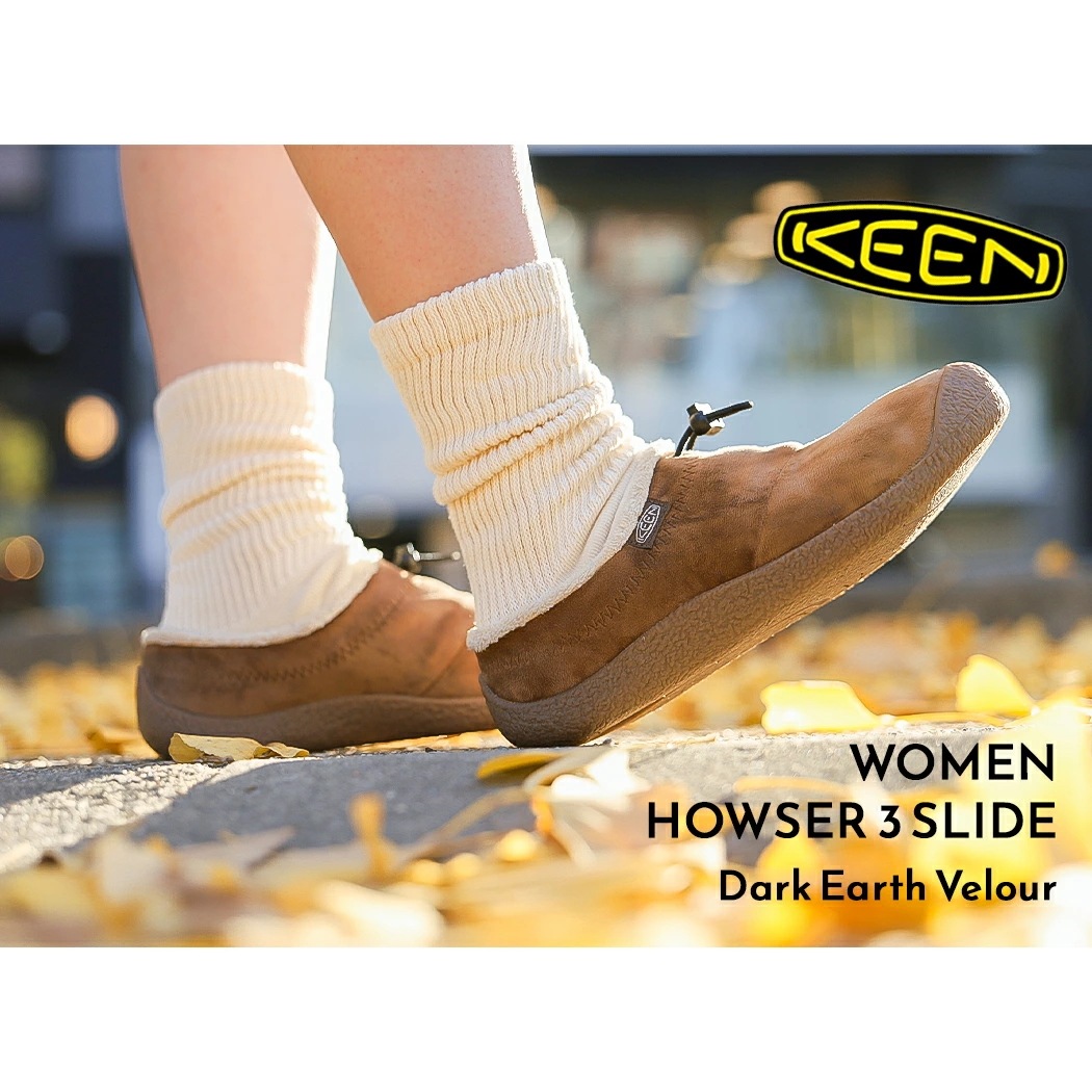 KEEN キーン ウィメンズ ハウザー スライド WOMEN HOWSER 3 SLIDE Dark Earth Velour シューズ クロッグ サンダル スニーカー レディース 1026649