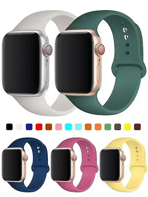 納期1~3週間程：Apple Watch用シリコンストラップ,Apple Watch用バンド44mm, 40mm, 45mm, 41mm, 49mm, 42mm, 44mm,iwatchシリーズ7,