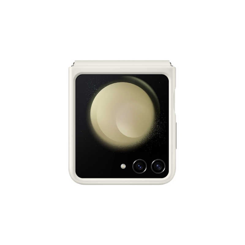 GALAXY　サムスン純正ケース Galaxy Z Flip5 Flap Eco-Leather Case(Cream) クリーム　EF-VF731PUEGJP