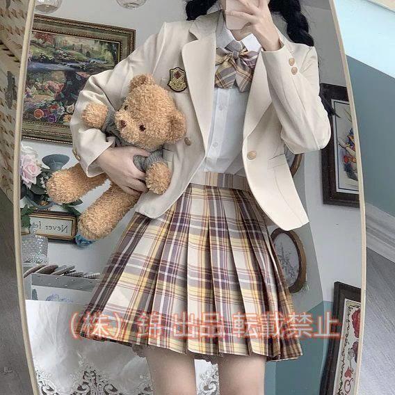 [値下げ出荷が早い]卒業式 小学校 女子 スーツ ホワイト グレー　卒服 女の子 お受験 プリーツスカート スクール 制服 スカート発表会 錦チェック柄 無地 女子 高校生 2024
