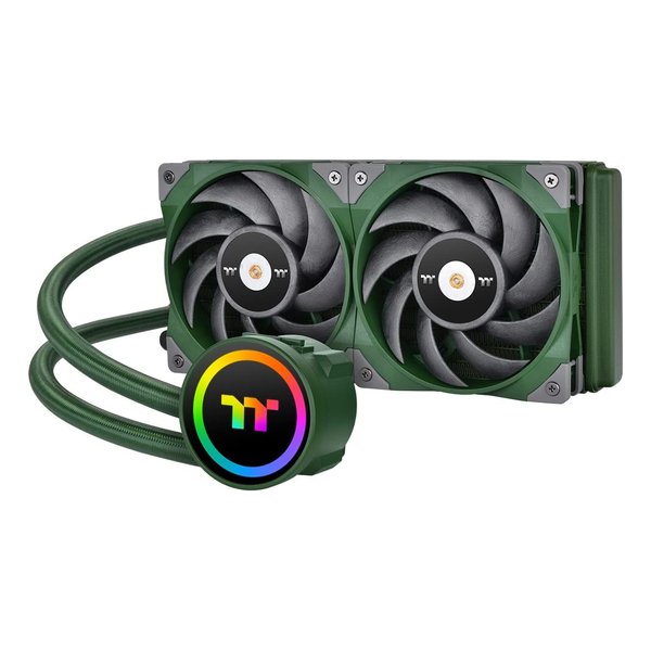 TOUGHLIQUID 240 ARGB Sync -Racing Green- 簡易水冷CPUクーラー CL-W-319-PL12RG-A