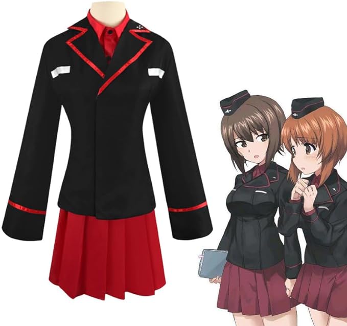 西住まほ コスプレ衣装 ガールズ&パンツァー 黒森峰女学園 制服