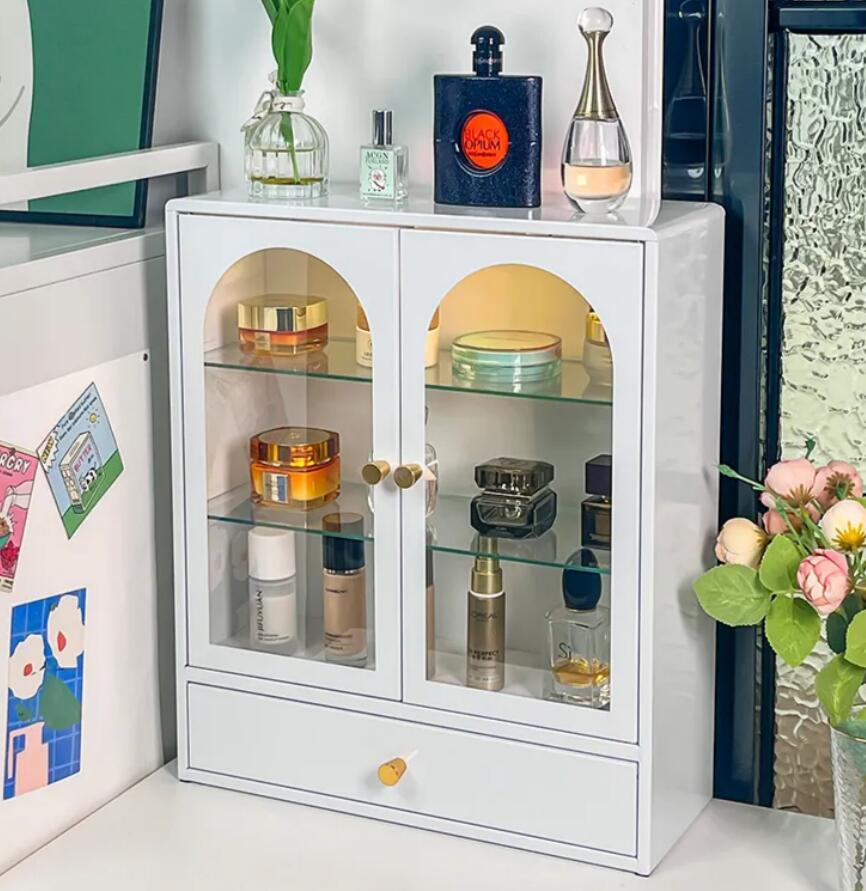 オフィス　家庭用引出し棚　ぬいぐるみ展示棚　現代ヨーロッパの設計キャビネット収納ボックス多層家庭用キャビネット金属製デスクトップ化粧品引き出し棚　ぬいぐるみ収納 フィギュア収納棚