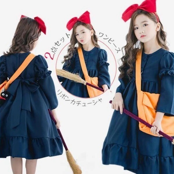 新作ハロウィン 衣装 魔女コスプレ 子供ドレス ワンピース 演出服 お姫様 コスプレ衣装 魔女　子供 可愛い 小悪魔 ハロウィーン 衣装 女の子 ハロウィン 仮装 コスプレ 魔女