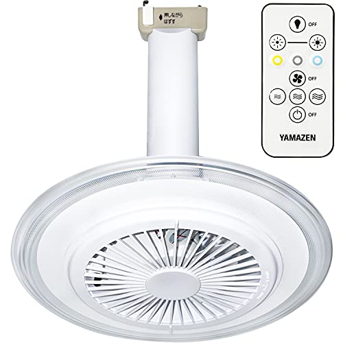 [山善] 導光板 FAN付き LEDミニライト 調色/調光タイプ 左右角度調節機能 白熱電球60W相
