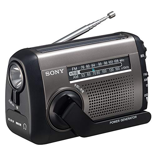 色：ブラック ソニー ポータブルラジオ ICF-B99 : FM/AM/ワイドFM対応 手回し充電/