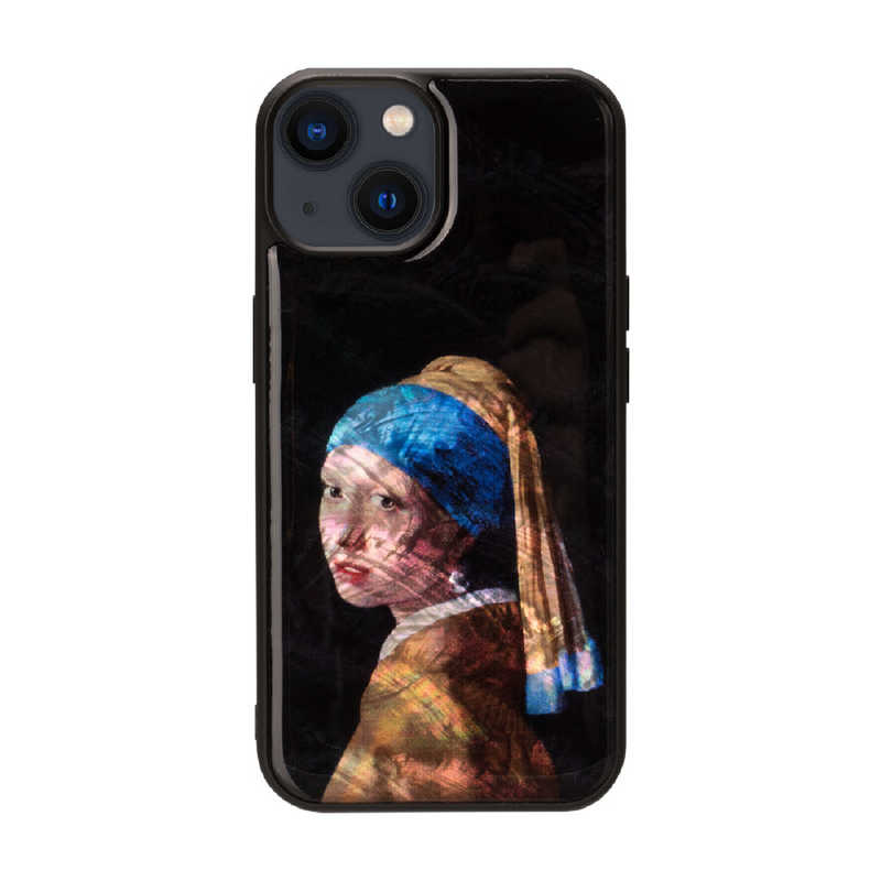 ROA　iPhone 15 Plus(6.7インチ) 天然貝ケース ikins 真珠の耳飾りの少女　I25490i15PL