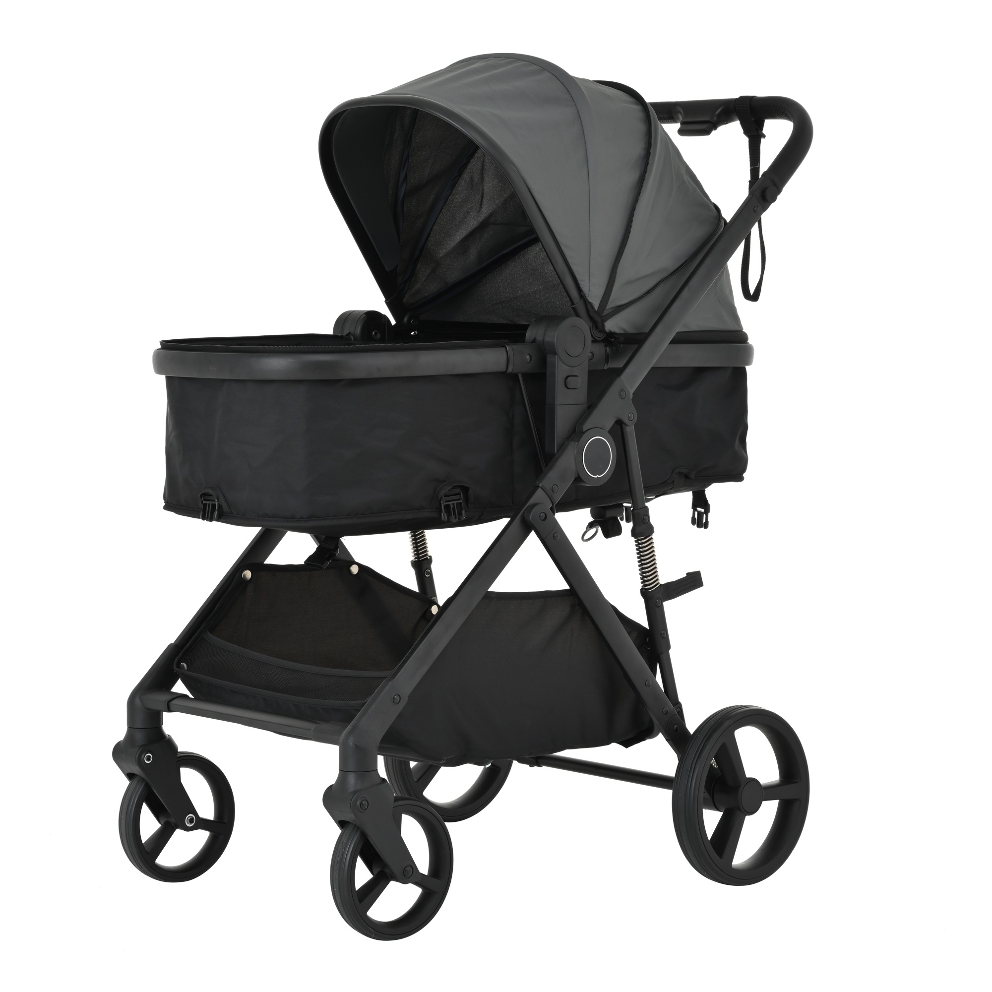 ベビーカー 超軽量 折りたたみ バギー 4輪ベビーカー ワンタッチ 手押し車 乳母車 日よけカバー チャイルドカー 乳幼児 軽量コンパクト おでかけバギー 出産祝い 車 【グレー】GG6088 GrG