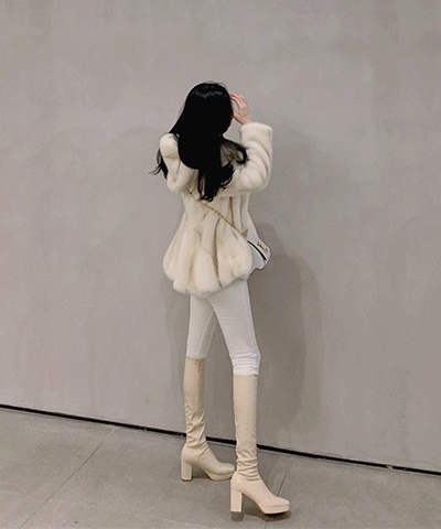 パーカー フル ミンク ジャケット(1color)