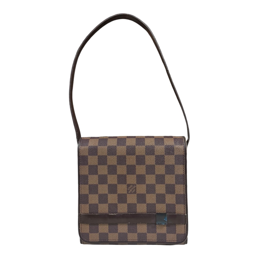 ルイヴィトン トライベッカミニ ダミエ ショルダーバッグ ダミエキャンバス N51162 ブラウン LOUIS VUITTON 中古