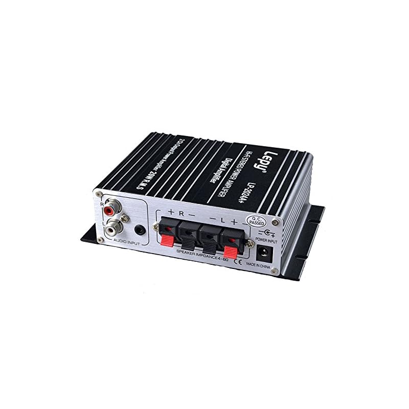 【3日以内発送】Lepy デジタルアンプ LP-2024A + Tripath TA2024 + 12V 5Aアダプター付属アンプ