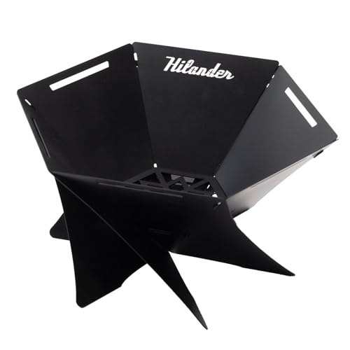 Hilander(ハイランダー) 焚き火台 六花(りっか)Black Edition 焚火 BBQ