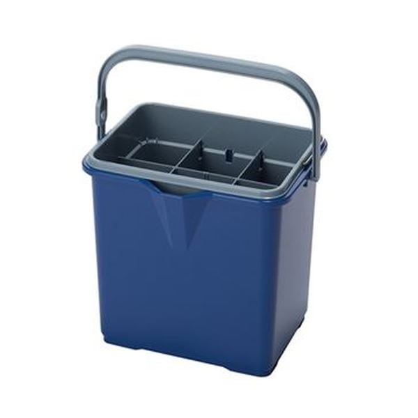 （まとめ）テラモト 仕切付きバケツII ブルーCE-447-100-3 1個(×3セット) 13,557円