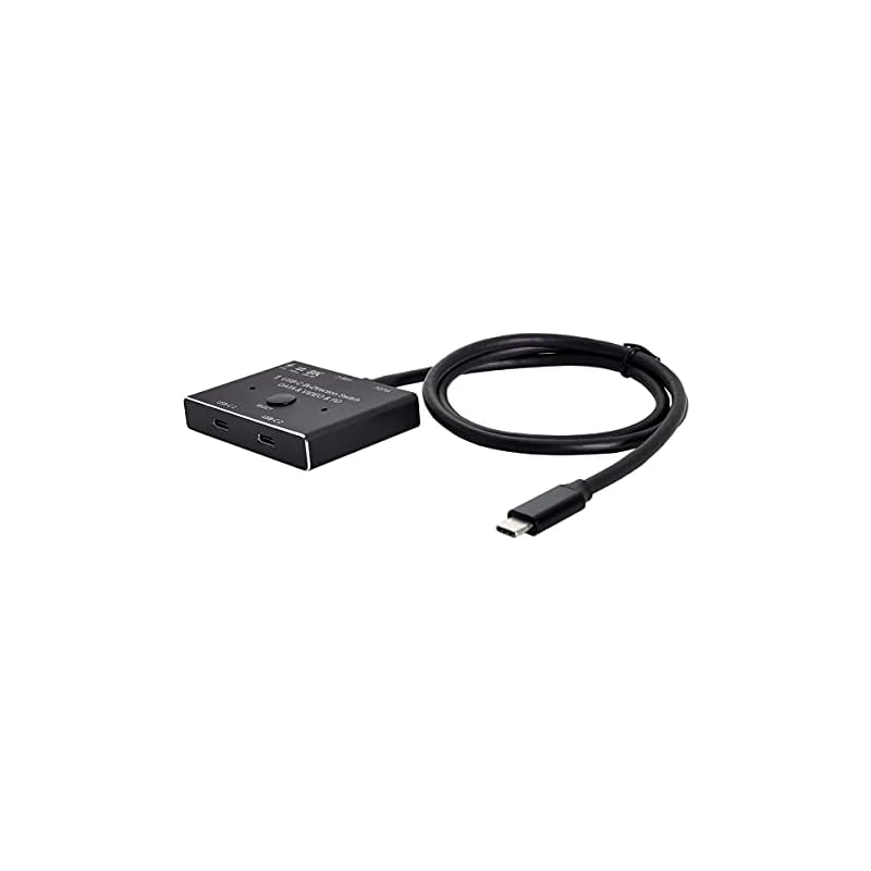 CABLECC USB-Cタイプ-C双方向スイッチMST 12ハブサポートビデオデータPD 8K @ 30Hz 100W 10Gbps