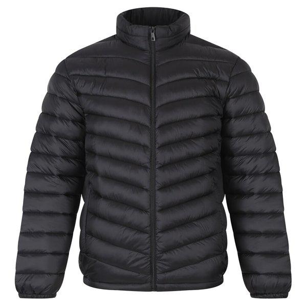 メンズ冬ハイネックフルジップ軽量パディングジャンパーIE-JUP-4006-ブラック 5,581円