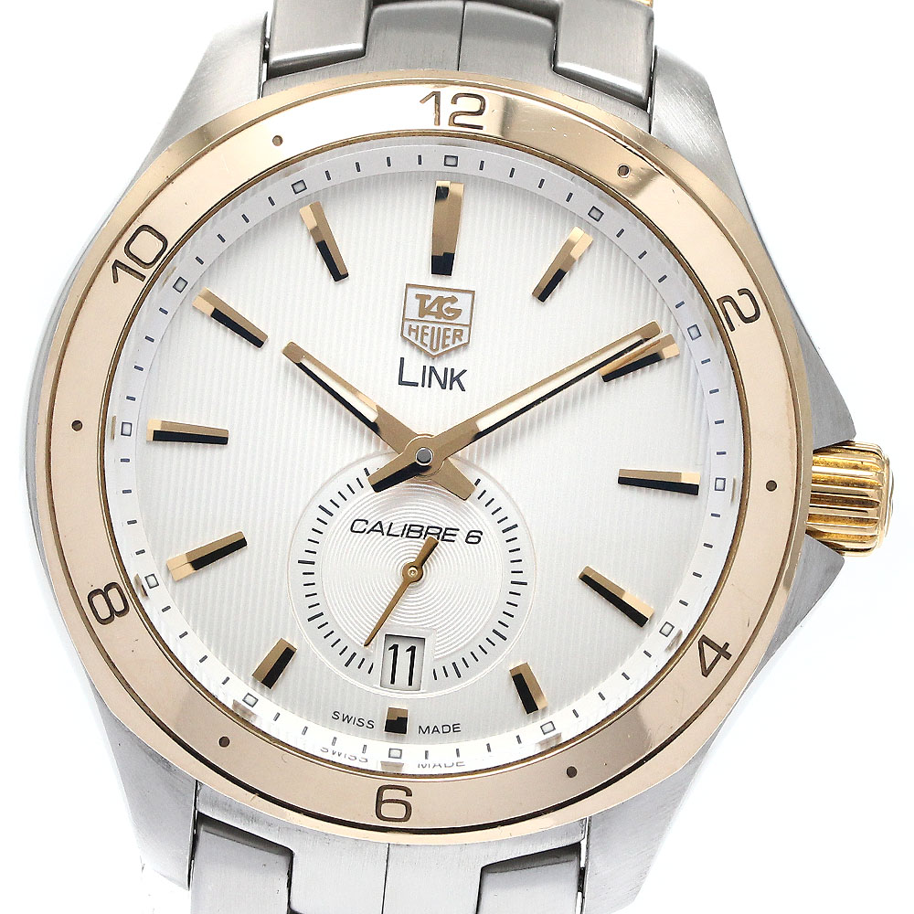 タグホイヤー TAG HEUER WAT2150 リンク キャリバー6 デイト スモールセコンド 自動巻き メンズ _863221【中古】