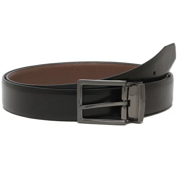 ベルト リバーシブルベルト リバーシブル　２WAY ブラック ブラウン メンズ CALVIN KLEIN 11CK010026 BKBR