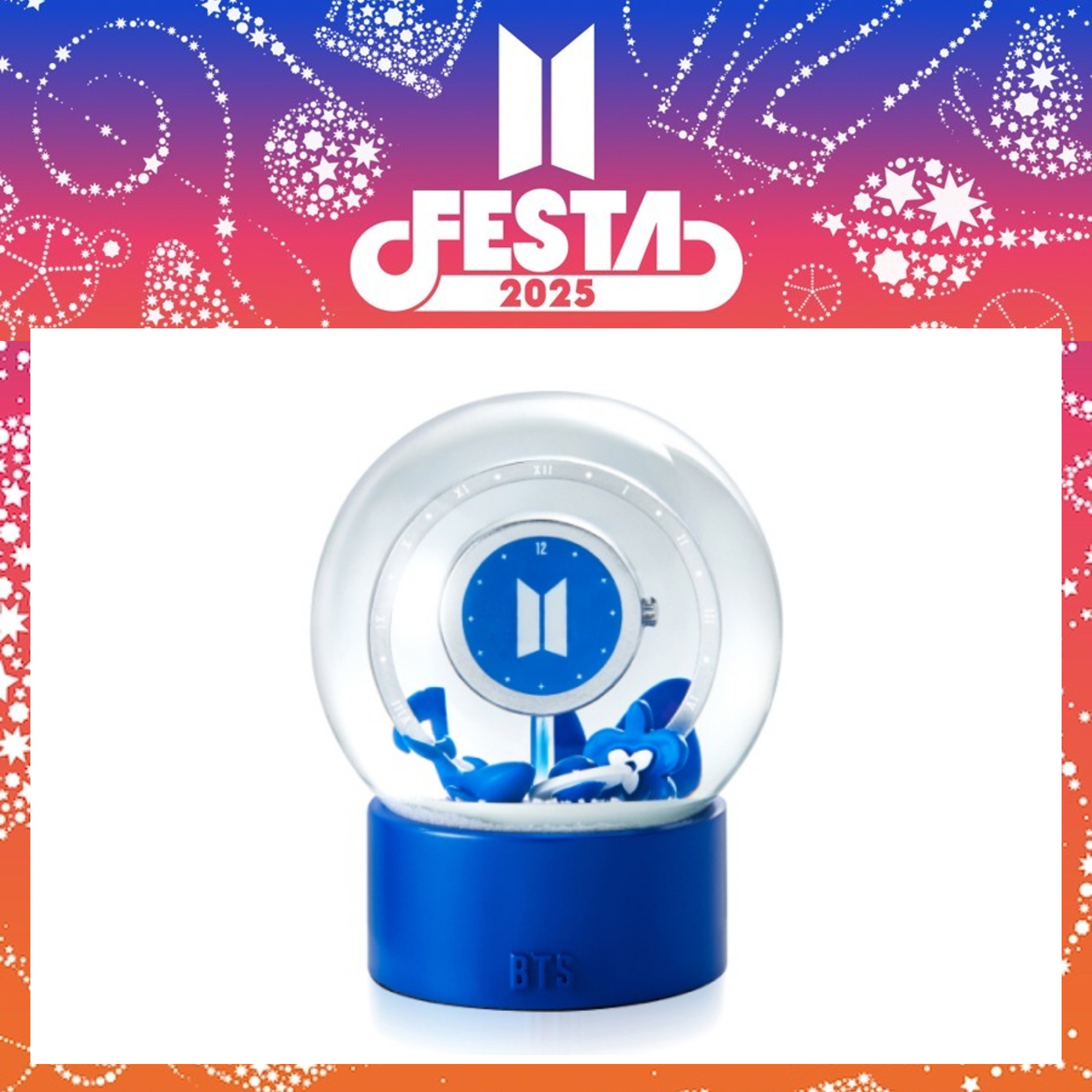 【国内発送】 【公式】 BTS 【 WATER BALL 】 BTS 2025 FESTA 公式MD