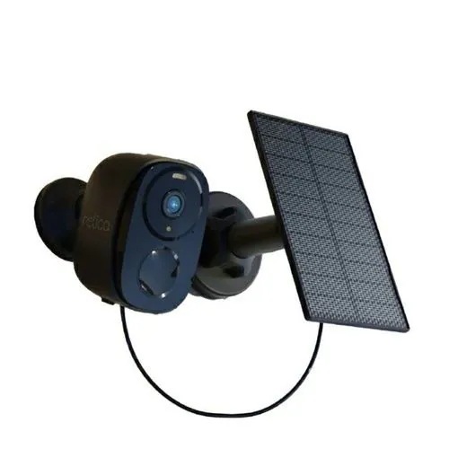 SREE RL120C ソーラーチャージ モバイルスマートカメラ relica G3 貼るだけ設置 バッテリー式 IP66防水防塵対応 ブラック