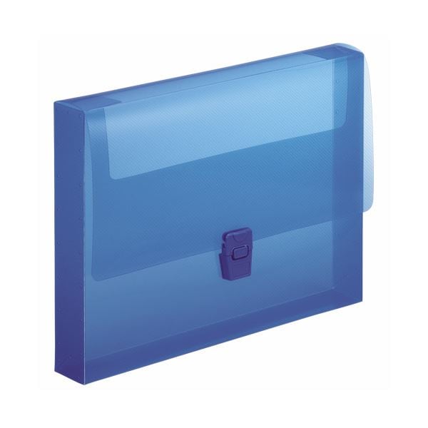 （まとめ）ライオン事務器 ハンドファイル A4背幅40mm ブルー CS-860 1冊 (×10セット)