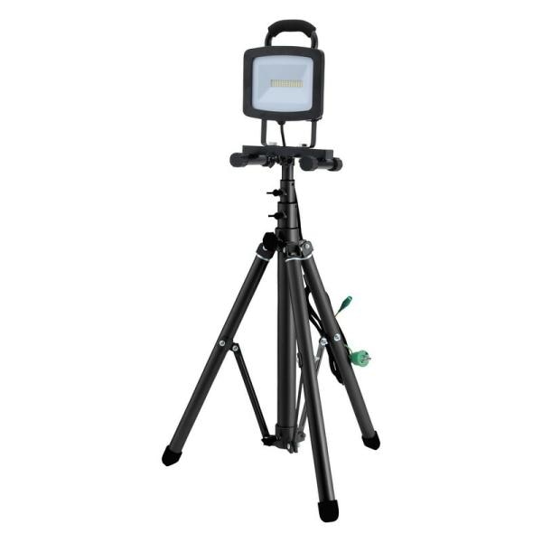 Caster コード式LED投光器（三脚） CLP－2800－TPS 電動工具 作業 警告 防犯灯 投光器 替え球作業灯・投光器