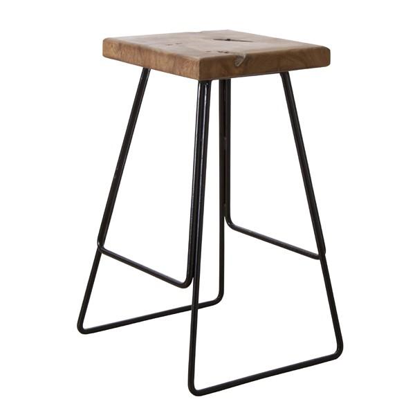 スツール 椅子 木製 正方形 四角 おしゃれ レトロ 天然木 チェア いす ビンテージ風