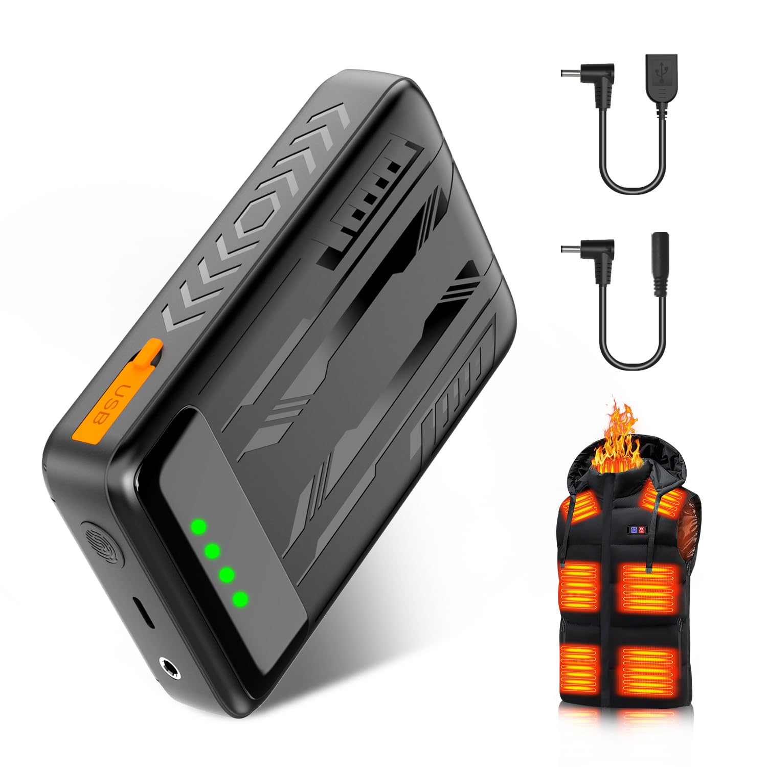 電熱ベスト バッテリー【40000mAh大容量