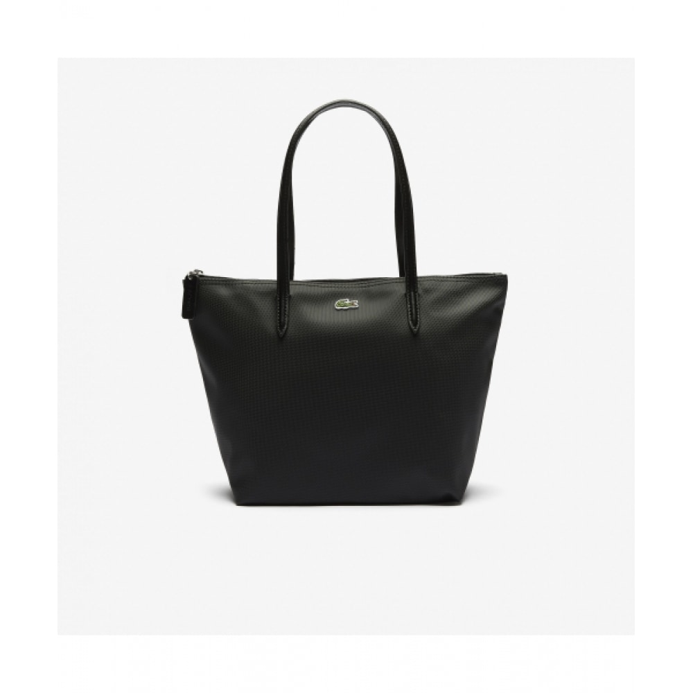LACOSTE レディース L1212 コンセプトスモールショッパーバッグ [ブラック]