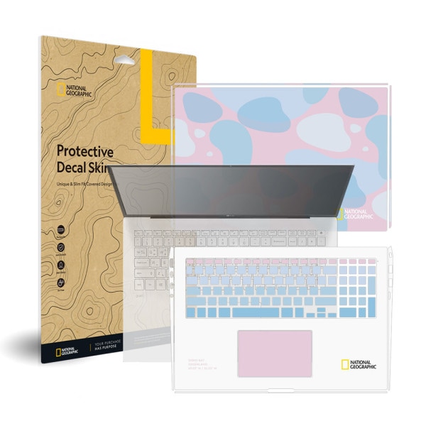 LG gram17 17ZD90P ナショナルジオグラフィック 外部保護フィルム デカールスキン