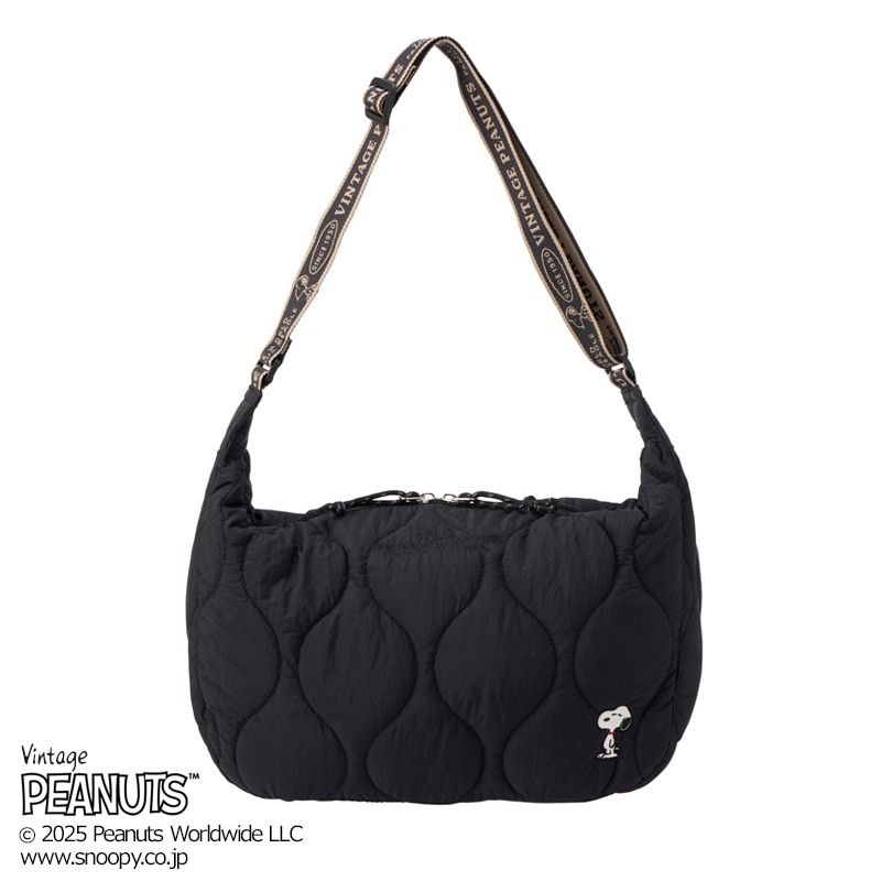 スヌーピー PEANUTS キルティングショルダーバッグ Mサイズ
