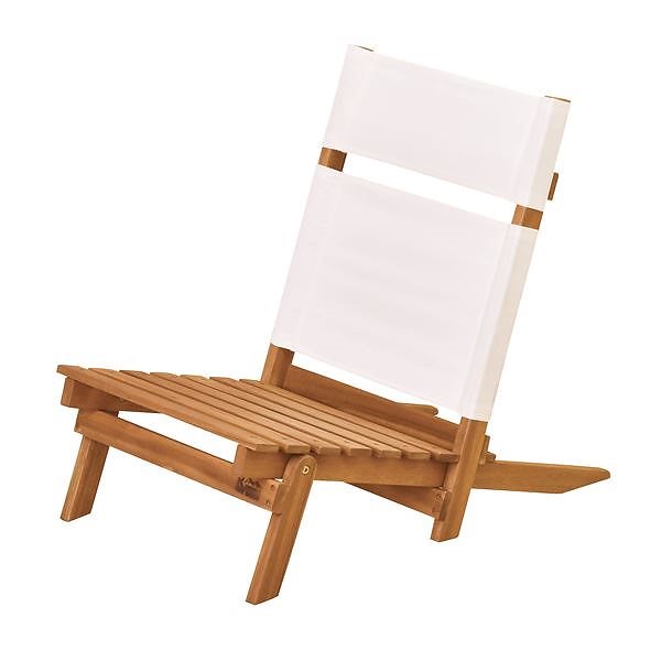 天然木デッキチェア（組み立て式椅子） 木製/アカシア NX-515 アウトドア キャンプ お庭 テラス