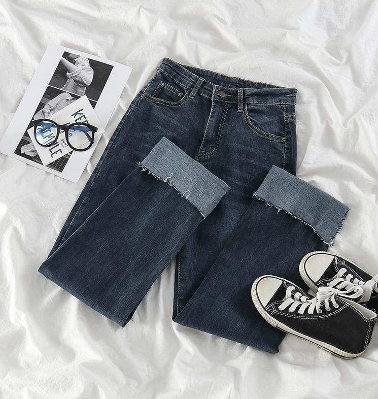 【1つ買うと1つ無料】【メガ割 】新作の韓国版レトロハイウエストデニムストレート日系ゆったり着やせストレッチロールアップパンツニットパンツ涼しく楽ちんセット スラックスパンツ ひんやりボトムス ワイド