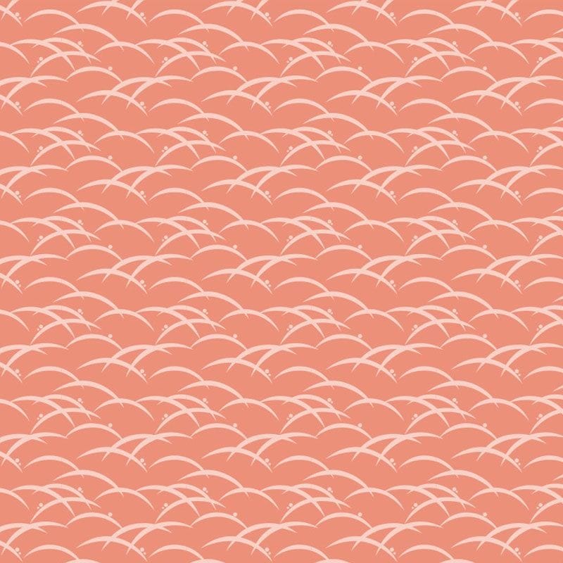 （まとめ買い）シモジマ HEIKO 包装紙 和柄 半才 つゆくさ 茜 50枚 750x528mm ラッピング用品 002411041 [x3セット]