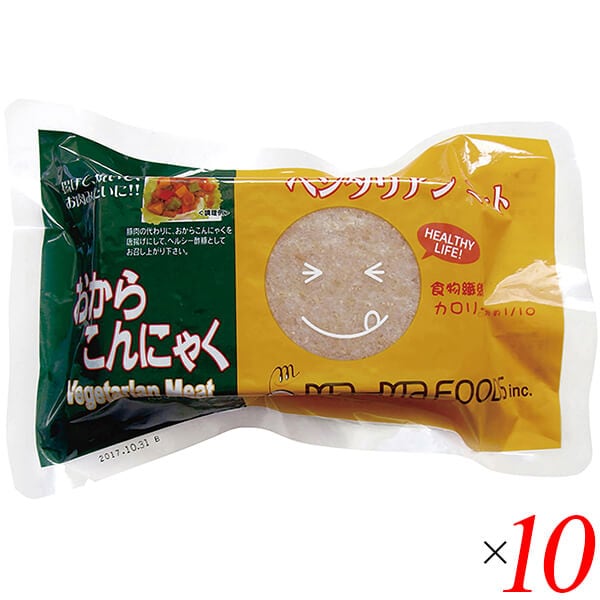 おからこんにゃく（ベジタリアンミート）340g 10個セット マーマフーズ