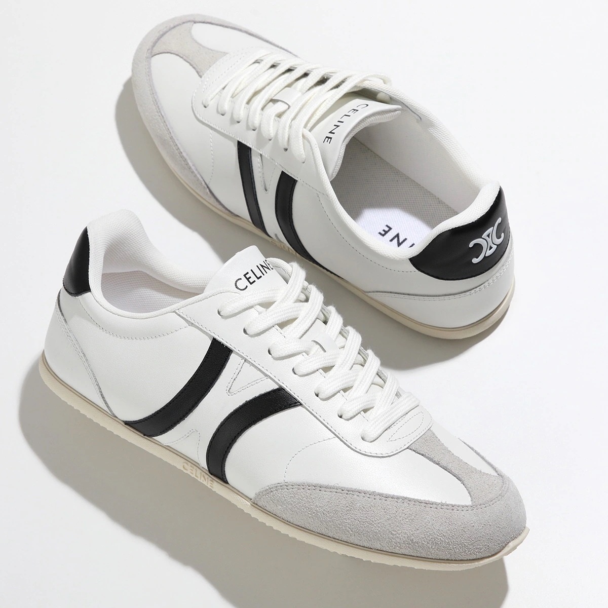 CELINE セリーヌ スニーカー LOW LACE-UP SNEAKER W/ TRIOMPH 359084407C.00AW メンズ Triomphe トリオンフ ジョガー レースアップ ローカッ