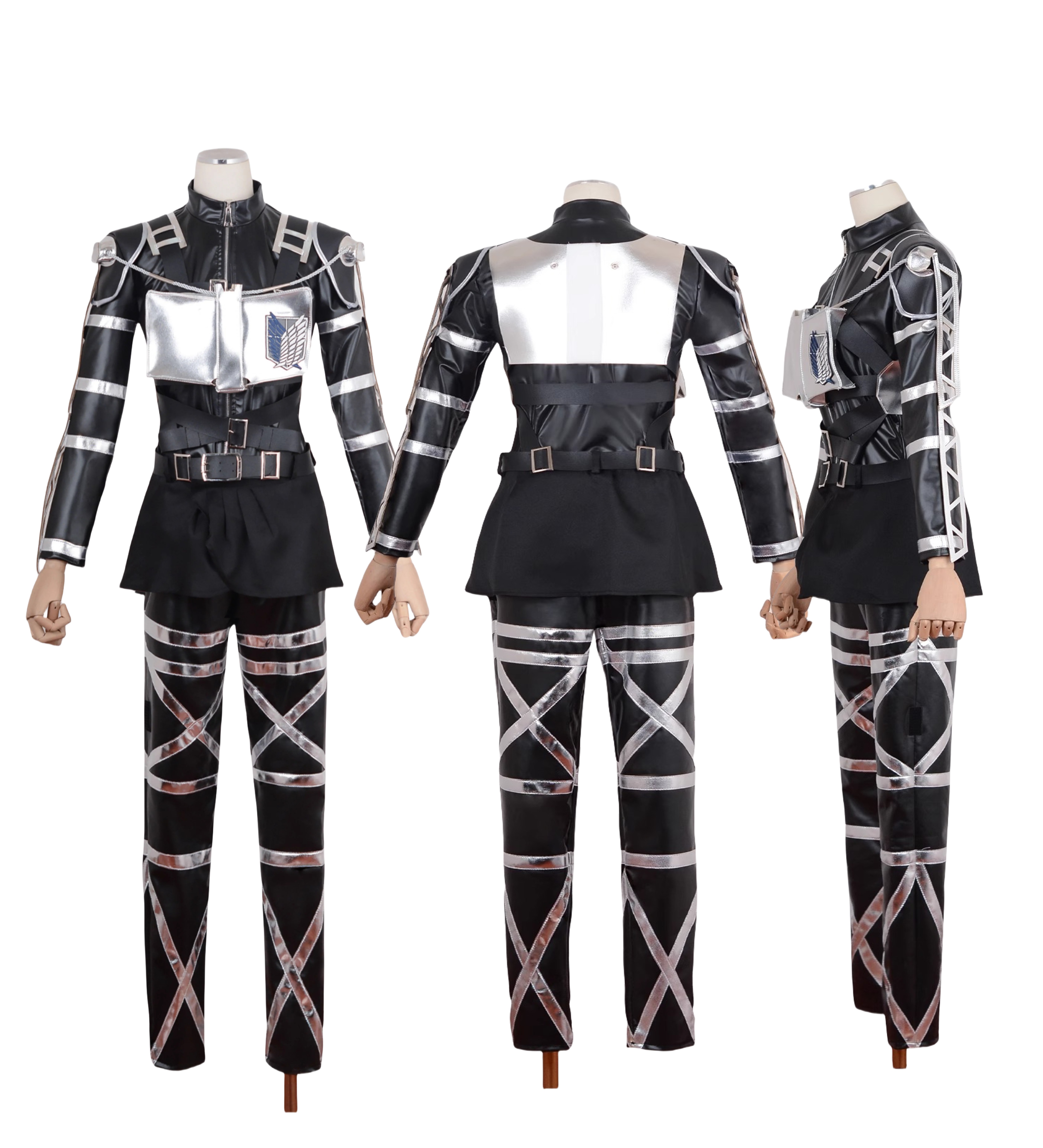 Monenjoy　進撃の巨人 エレン・イェーガー　戦闘服　コスプレ衣装 ユニフォーム　コスプレ　イベント　仮装　ハロウィン