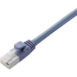 （まとめ） エレコム Cat5e対応ツメ折れ防止LANケーブル ブルー 5m LD-CTT／BU5／RS 1本 (×10セット)