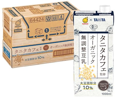 他サイト： マルサンアイ タニタオーガニック無調製豆乳 1000ml 1ケース(6本)の商品画像