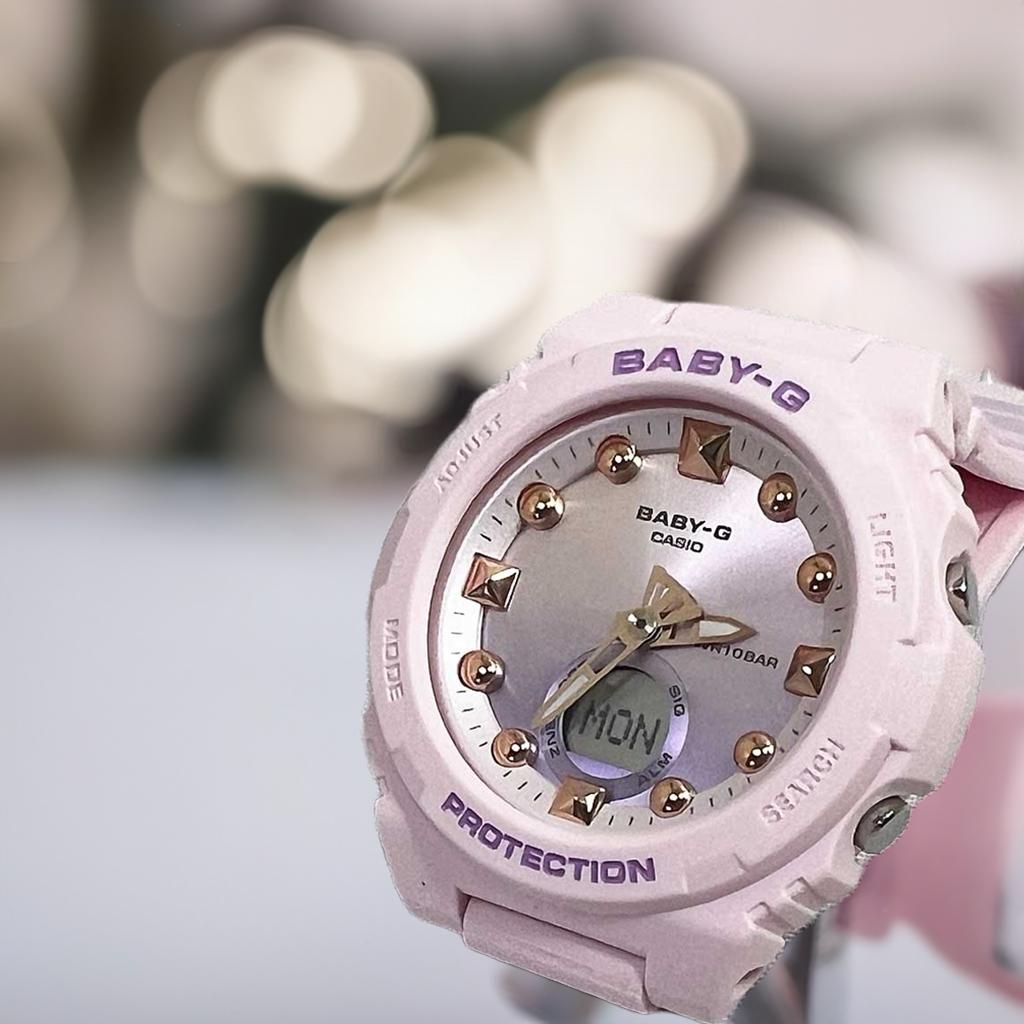 BABY-G ベビージー カシオ BGA-320-4AJF プレゼントレディス フラミンゴピンク 腕時計 ギフト baby-g 手書きのメッセージカードお付けします ほんのり好きでいてください