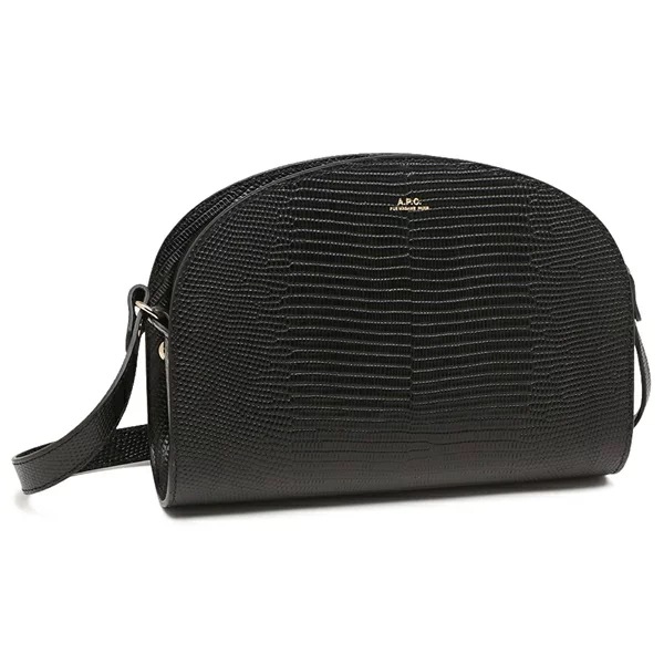 ショルダーバッグ ハーフムーン ブラック レディース PXBMR F61048 LZZ