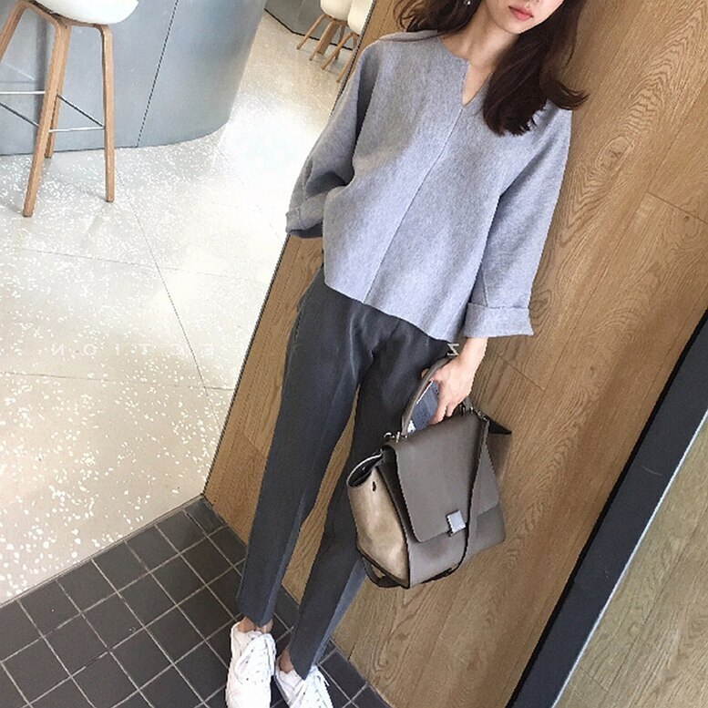 レディース カットソー+センタープレスパンツセットアップ パンツセットアップ ワンマイルセットアップ