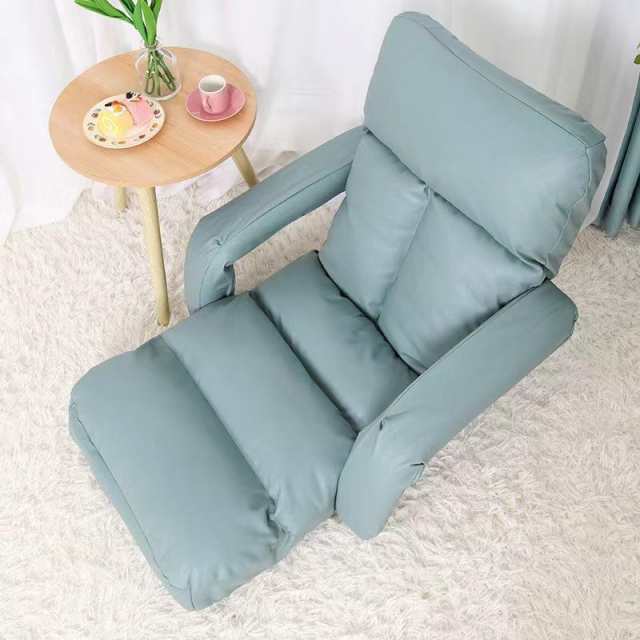 【2025新作SALE】回転式座椅子 肘掛け ハイバック 座いす リクライニング 1人掛けソファー フロア ソファー リラックスチェア 折りたたみ ファブリック 座